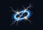 voltspinspark futuristic brand logo